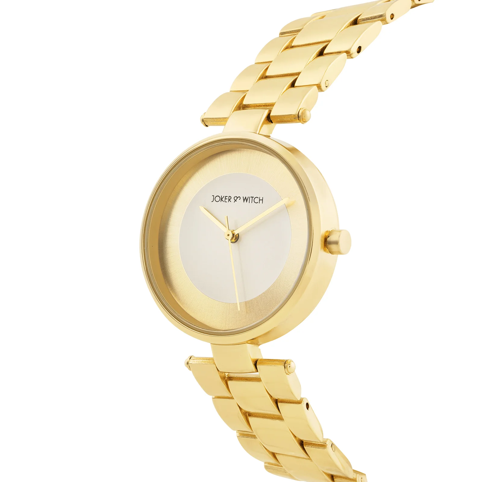 Liora Gold Medium Dial Linked Chain Strap Women's Watch - Image 4