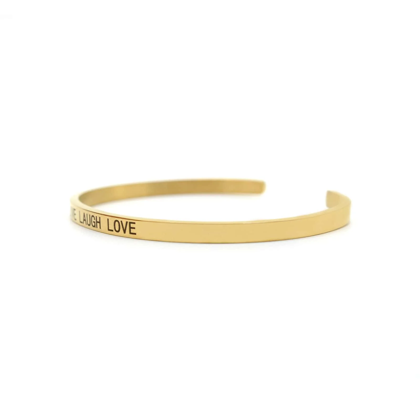 Live Laugh Love Gold Mantra Band - Image 4