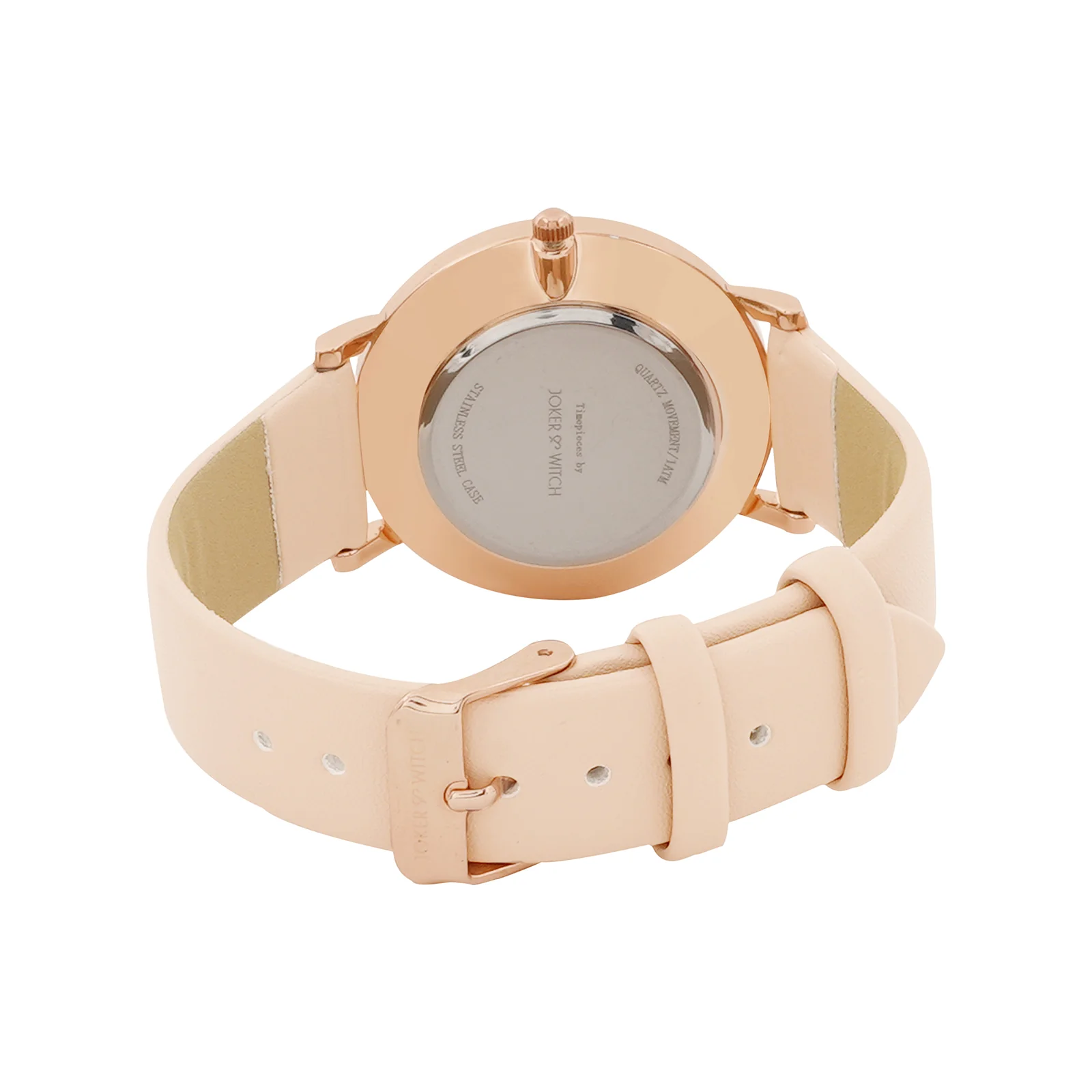 Printed Lively Beige Medium Dial PU Strap Women's Watch - Image 6