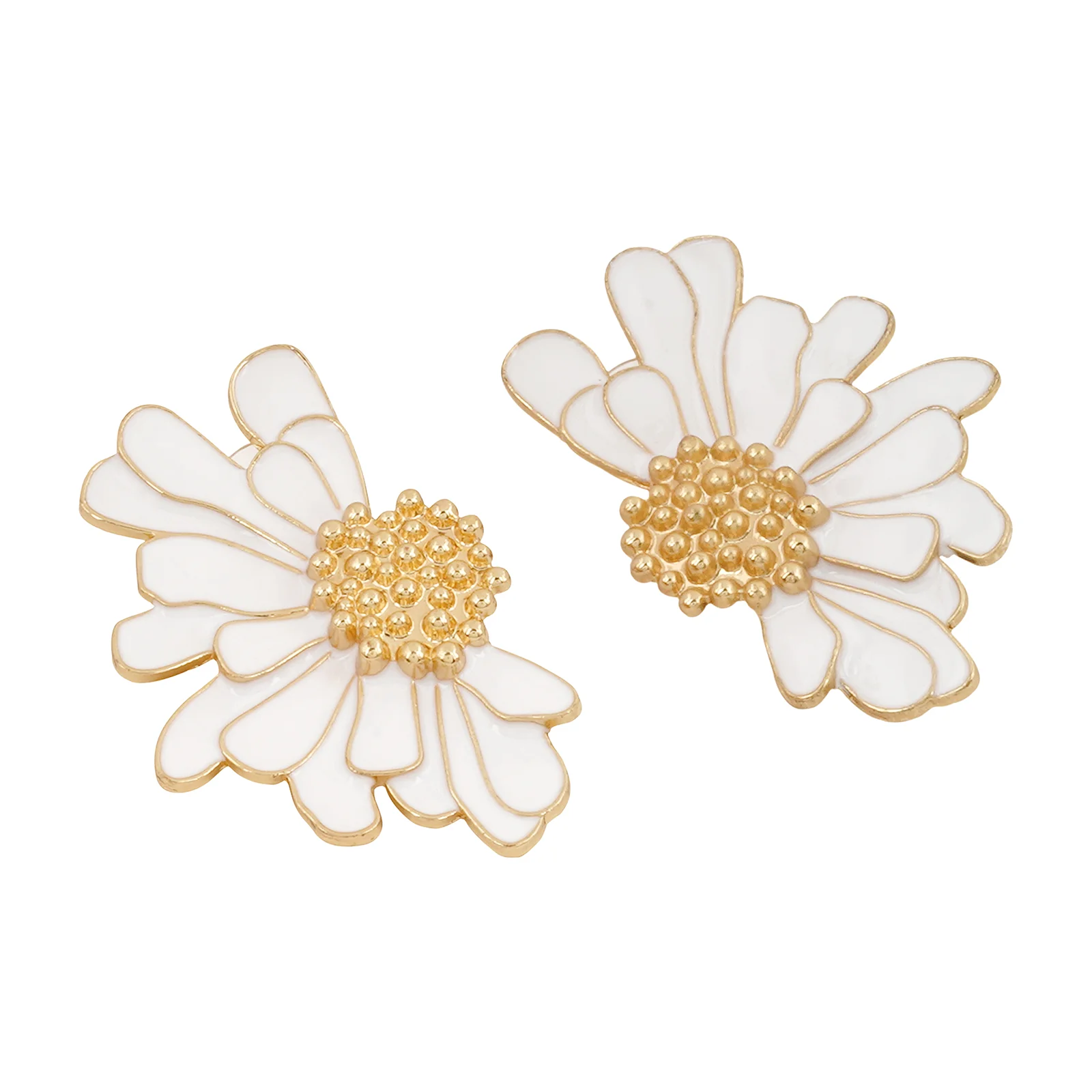 Lolanthe White Earrings - Image 4
