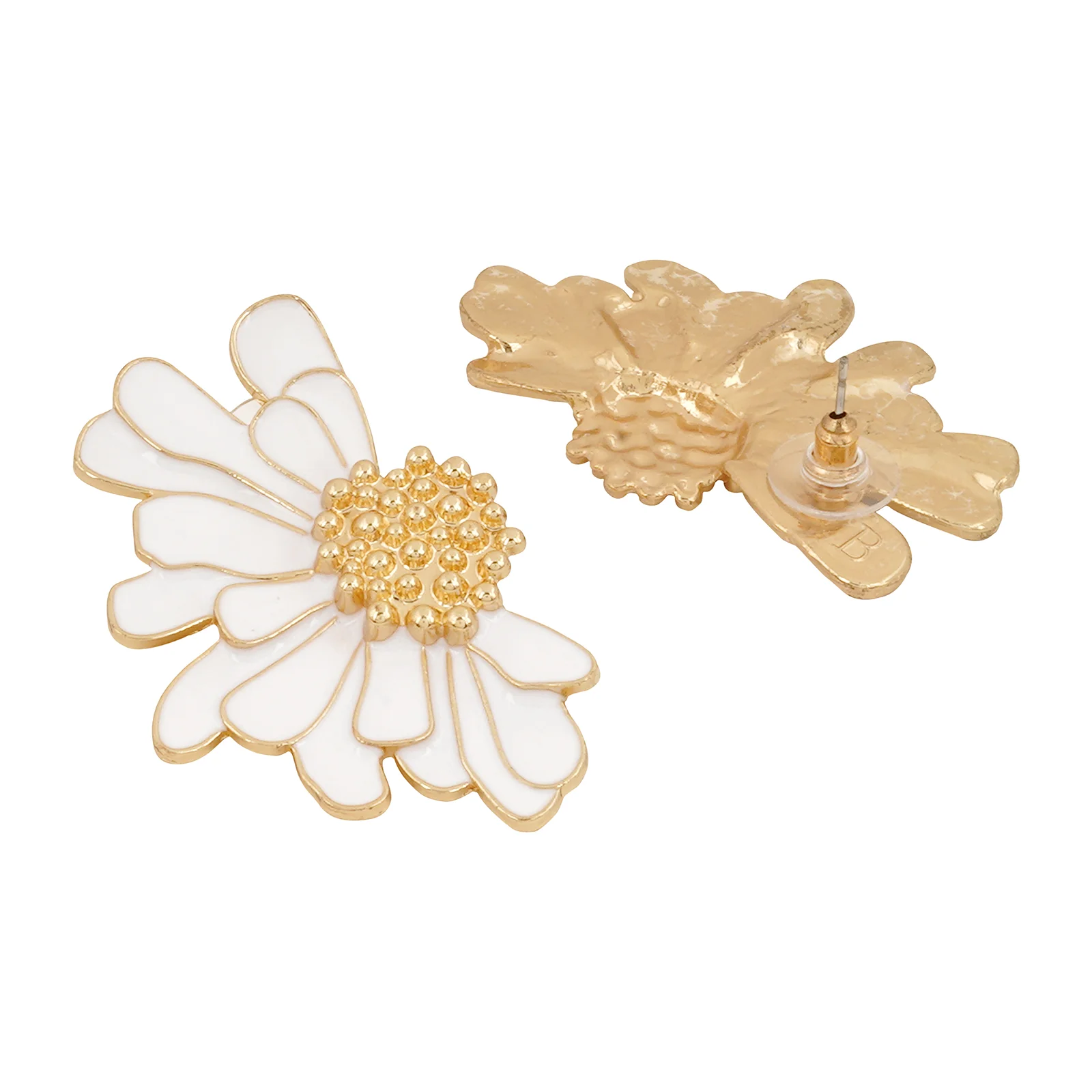 Lolanthe White Earrings - Image 5
