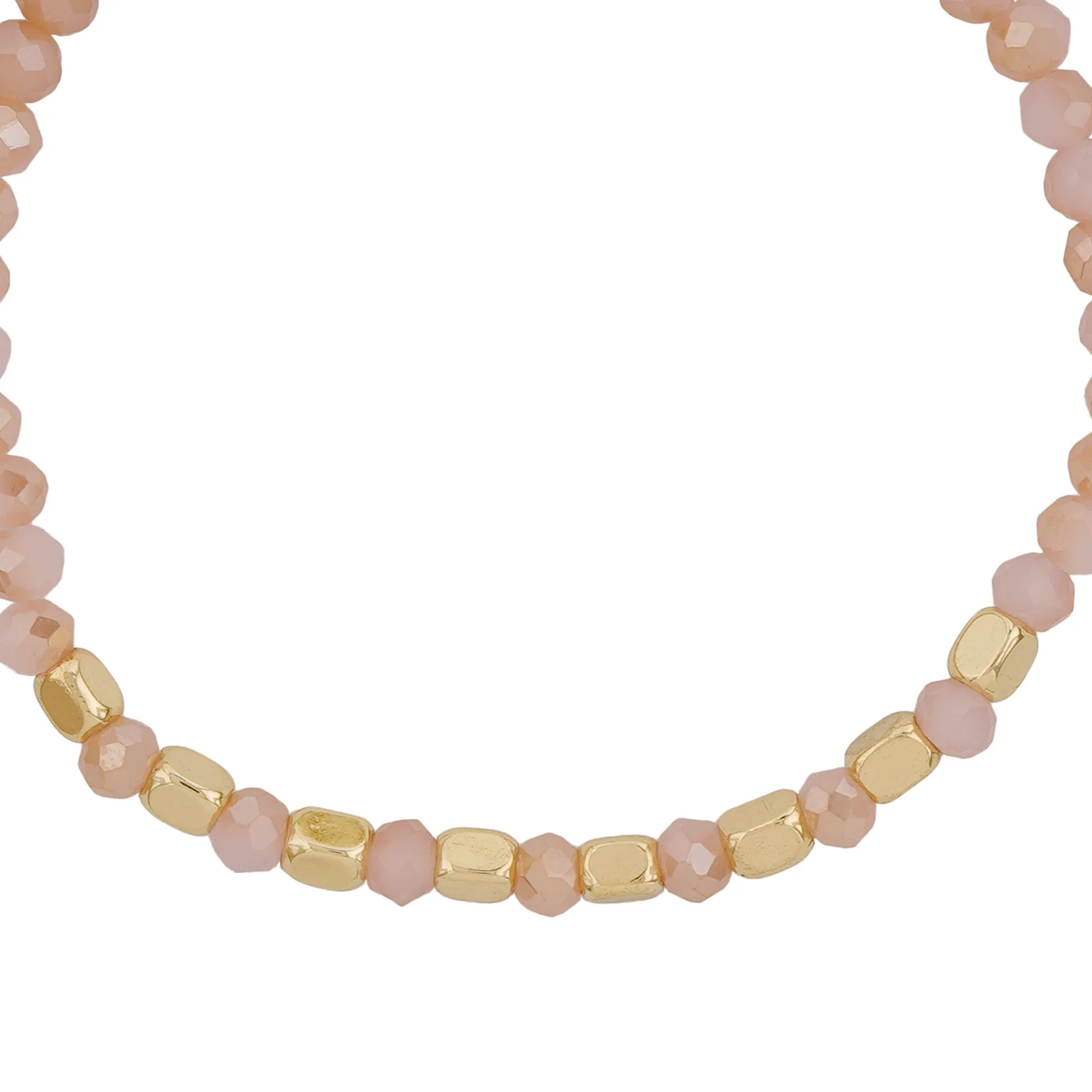 Long Live Pink And Gold Beaded Bracelet - Image 3