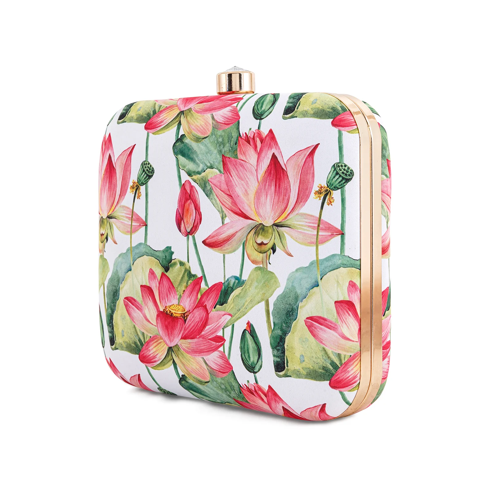 Love Blossom Multicolour Printed Clutch - Image 5