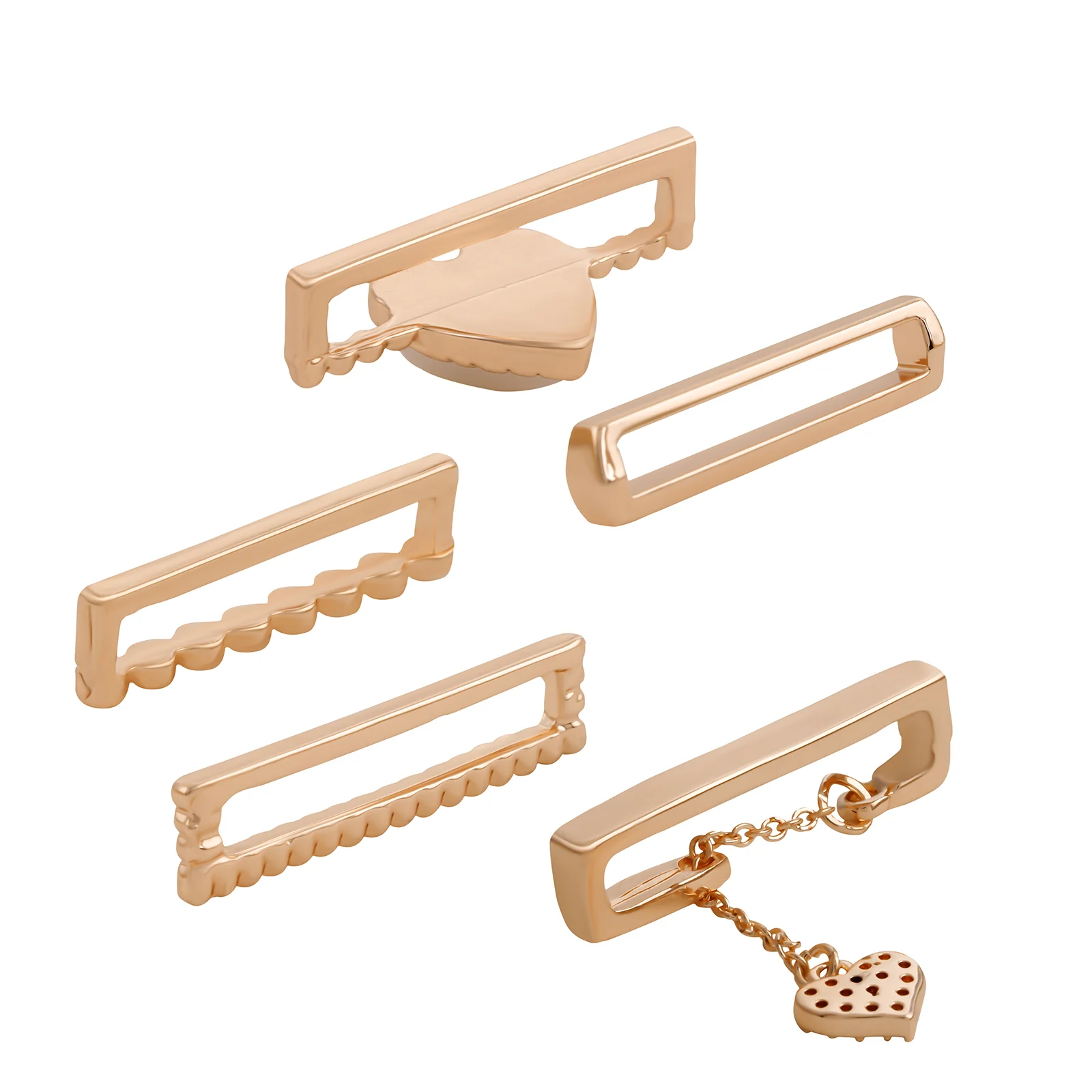 Love Land Gold Ring Watch Charm - Image 3