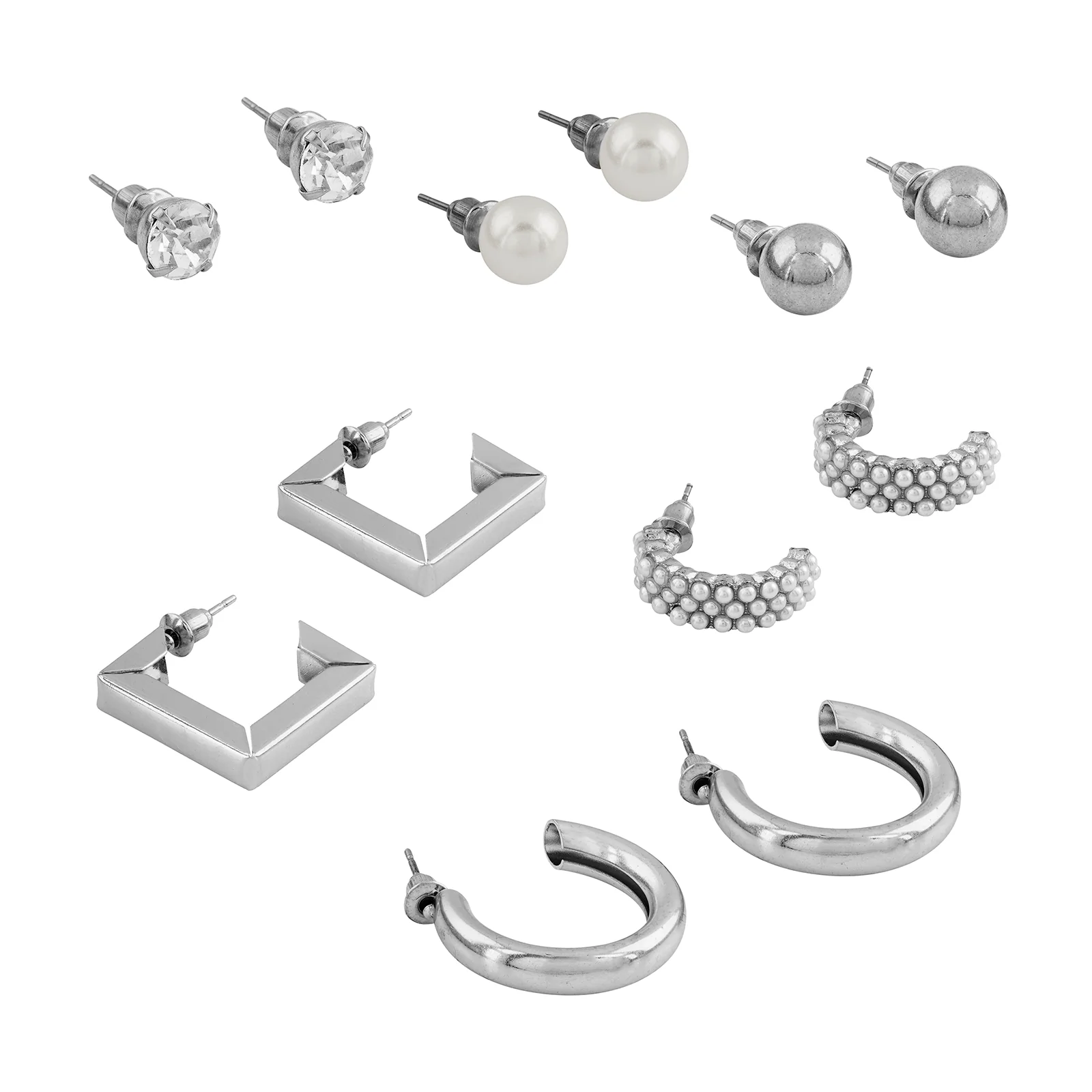 Love Song Silver Earring Set - Image 3