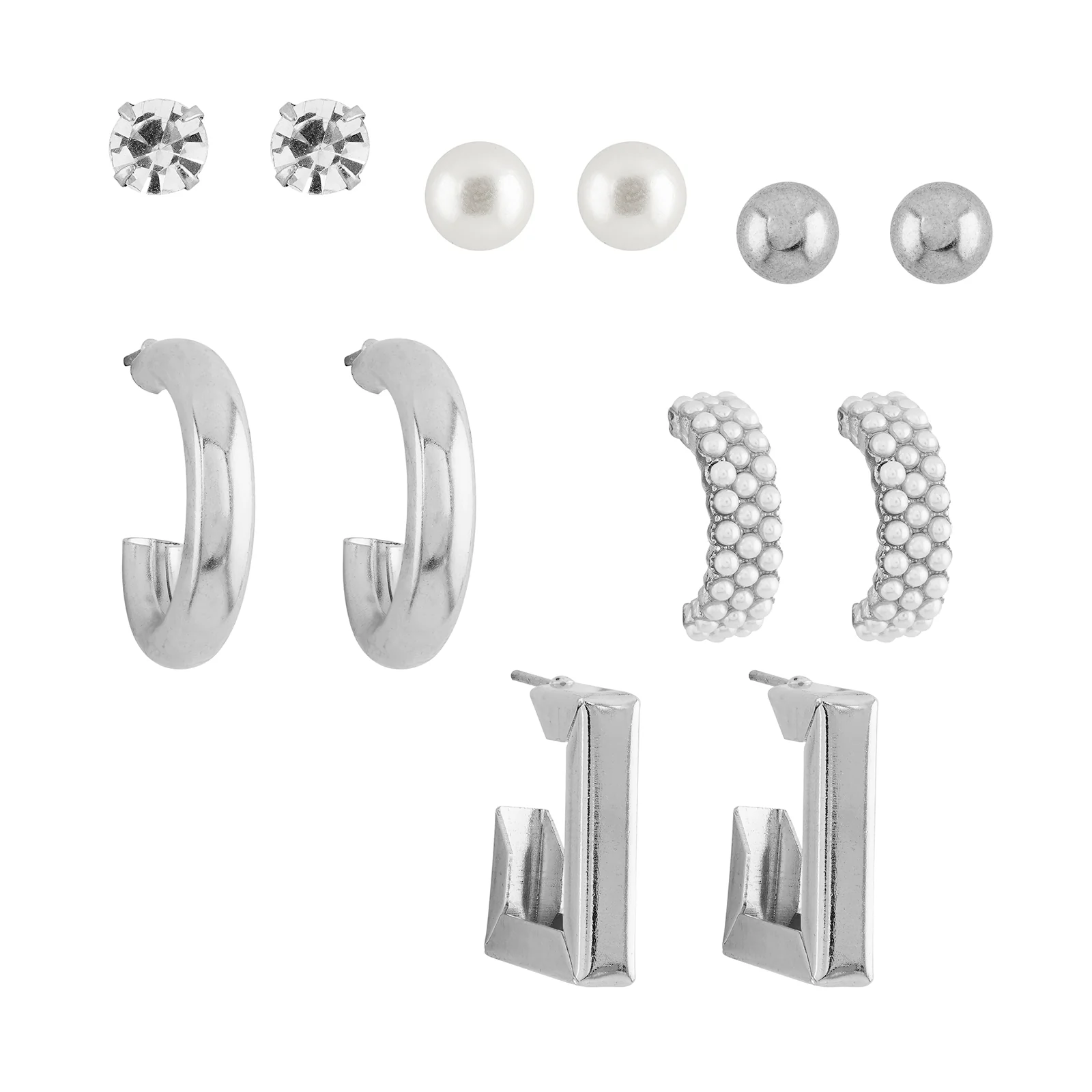 Love Song Silver Earring Set - Image 4