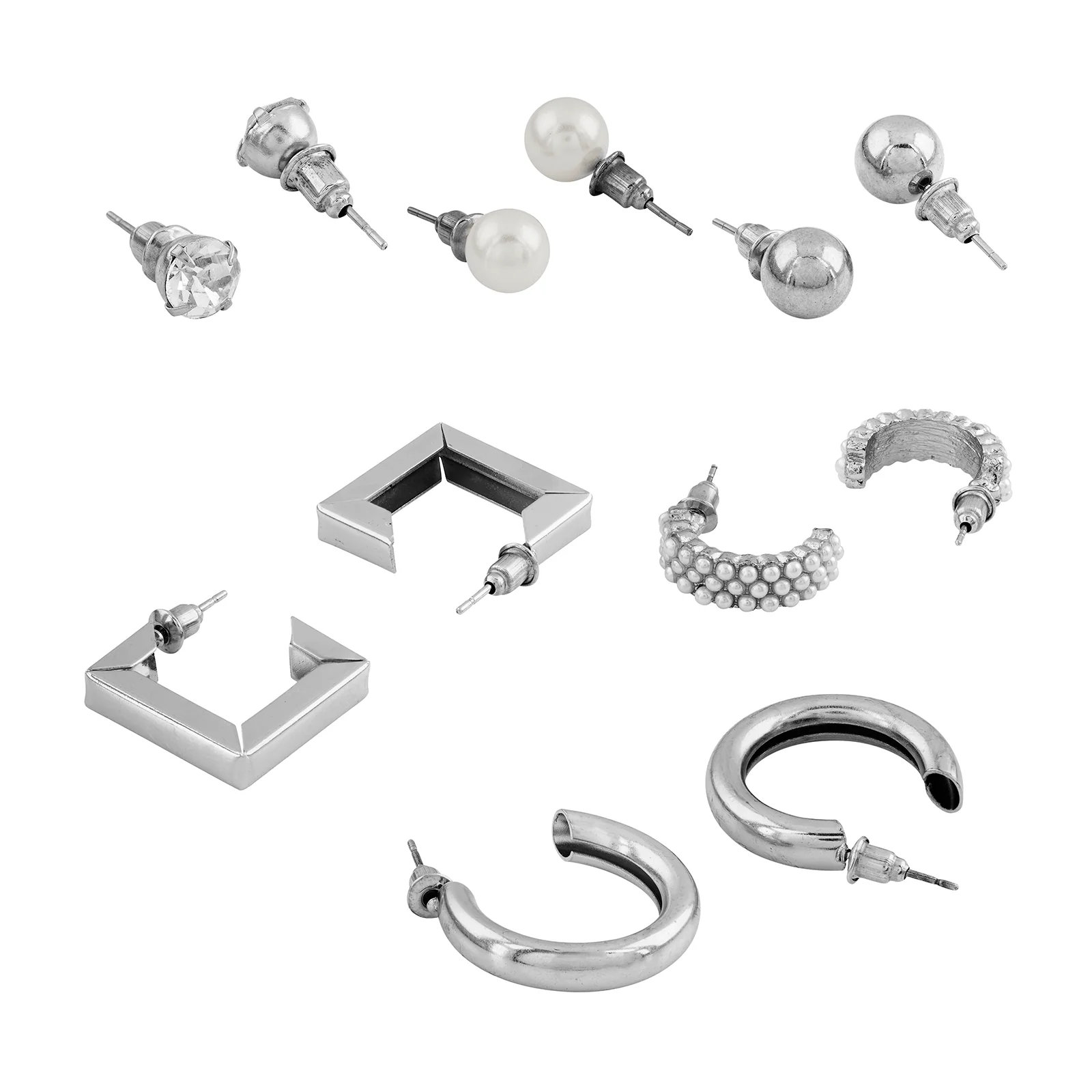 Love Song Silver Earring Set - Image 5