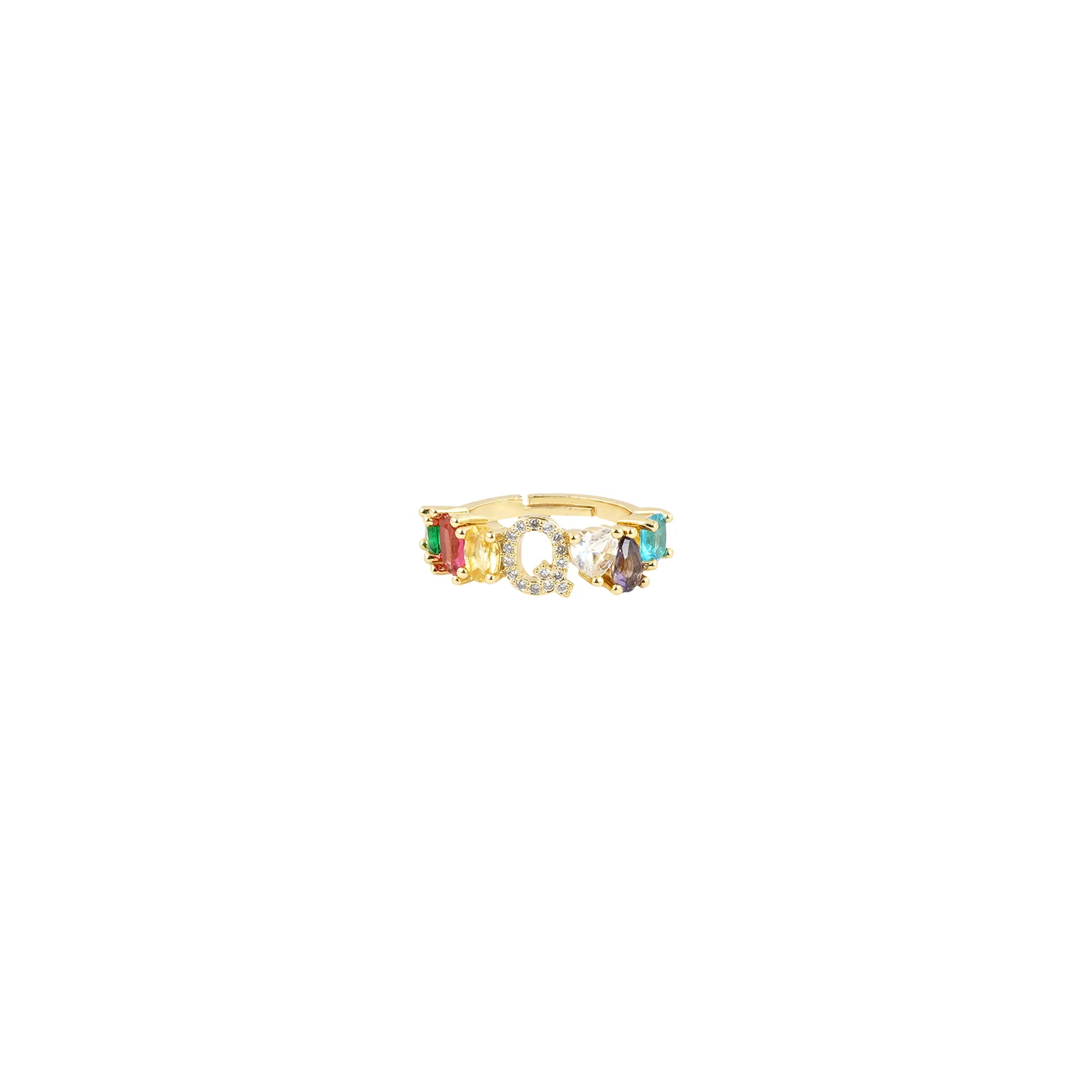Lowe Multicolour Alphabet Q Ring - Image 3