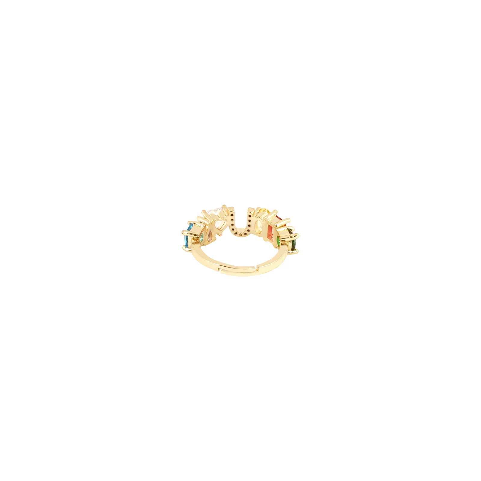 Lowe Multicolour Alphabet U Ring - Image 5