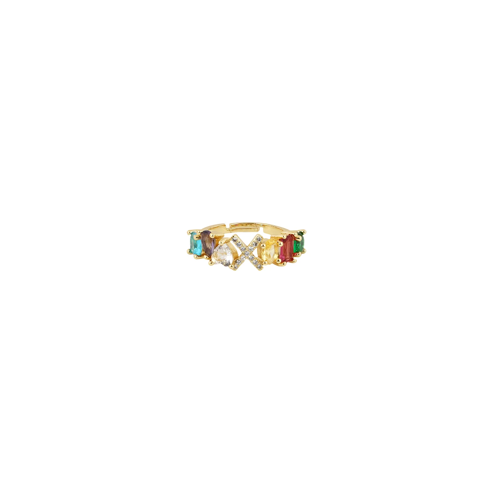 Lowe Multicolour Alphabet X Ring - Image 3