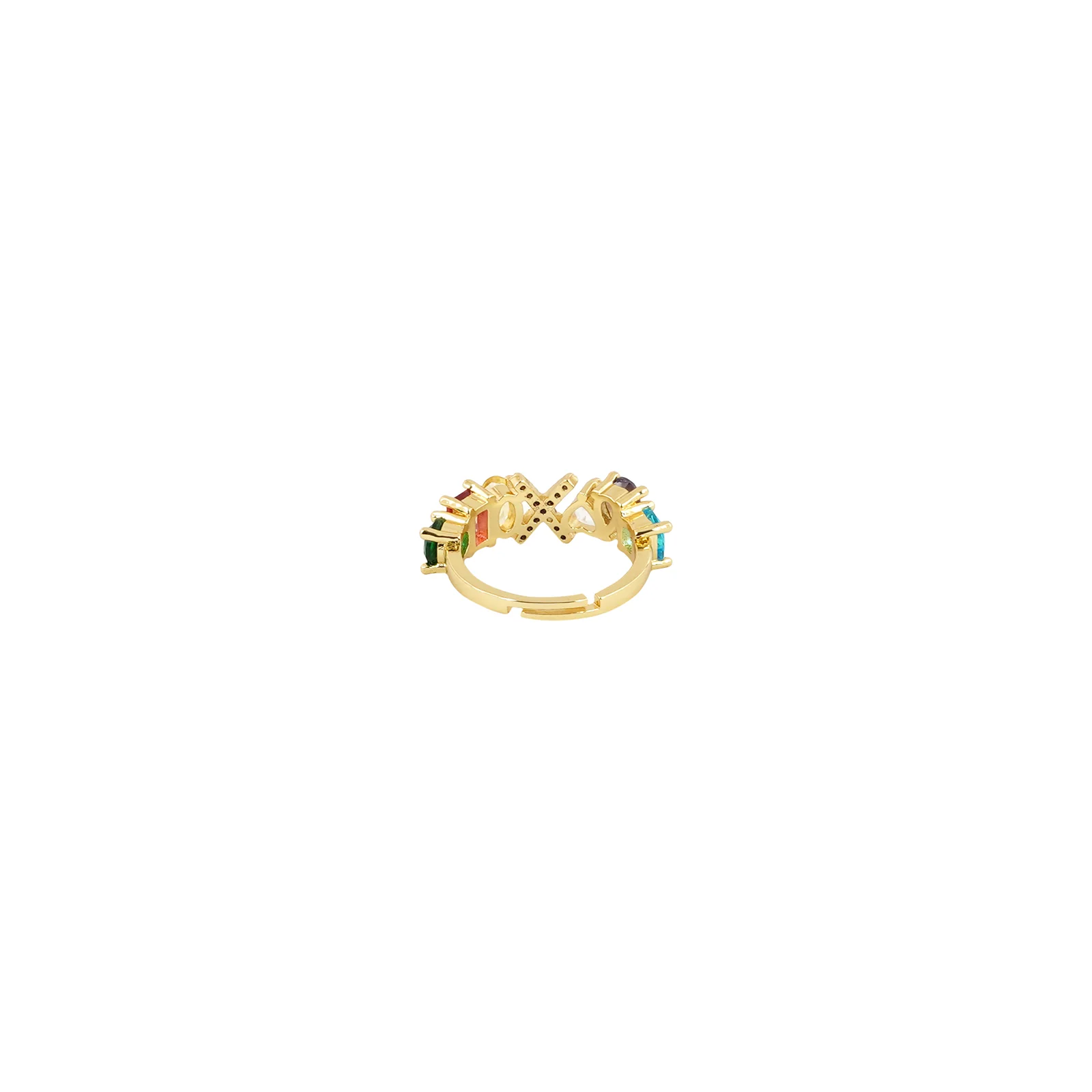 Lowe Multicolour Alphabet X Ring - Image 5