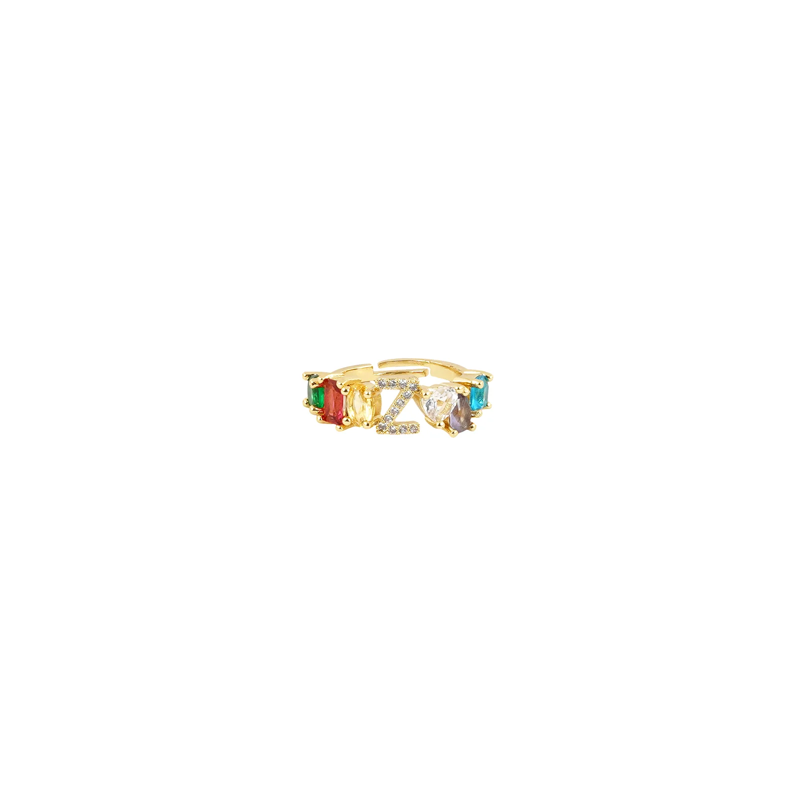 Lowe Multicolour Alphabet Z Ring - Image 3