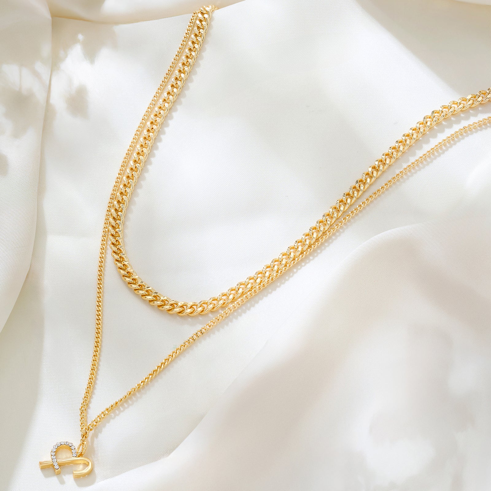 Luciya Monogram Gold Necklace - Image 2