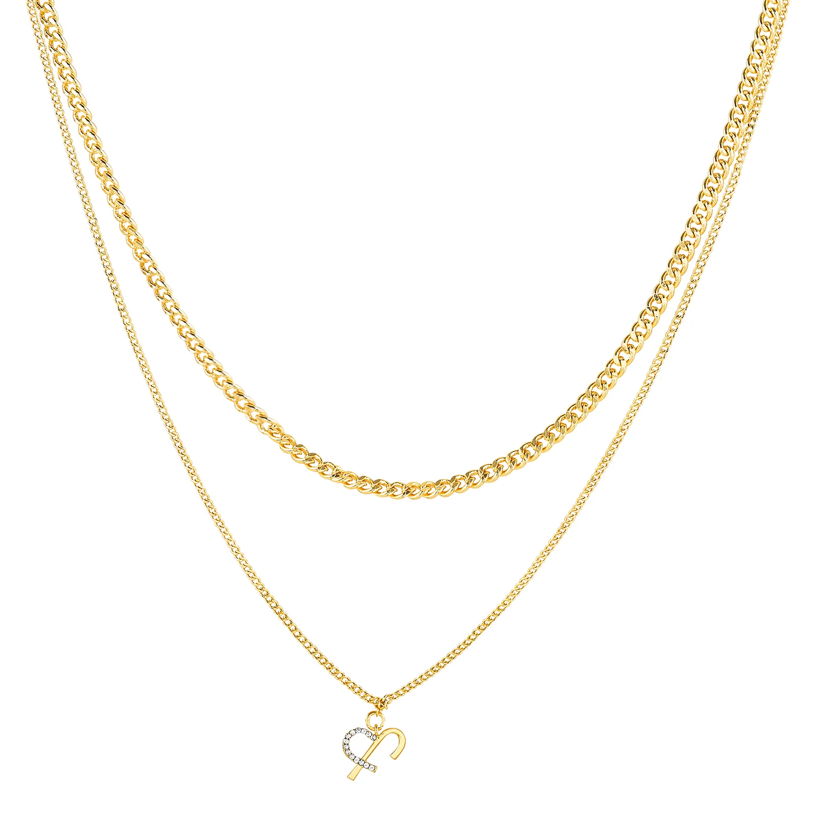 Luciya Monogram Gold Necklace - Image 4