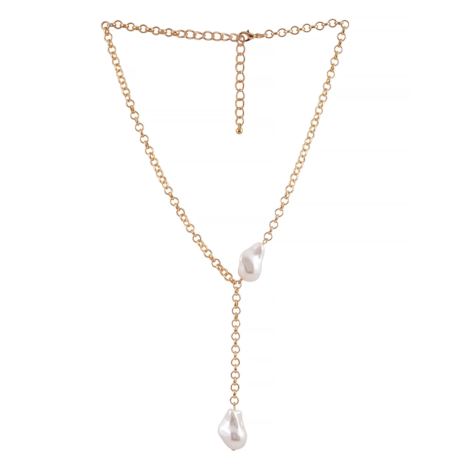 Morgana Pearl Gold Necklace - Image 3