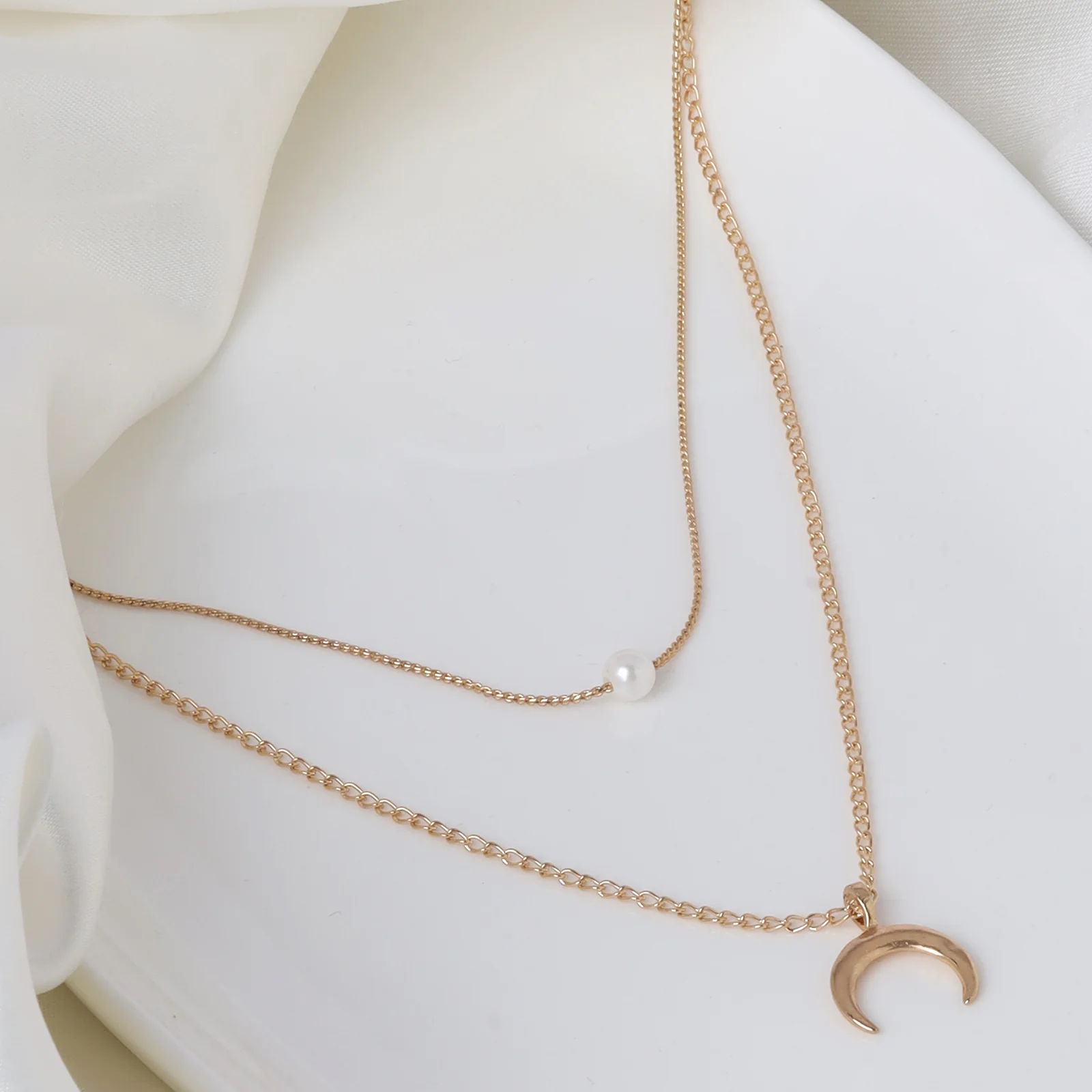 Lunaire Gold Layered Necklace - Image 2