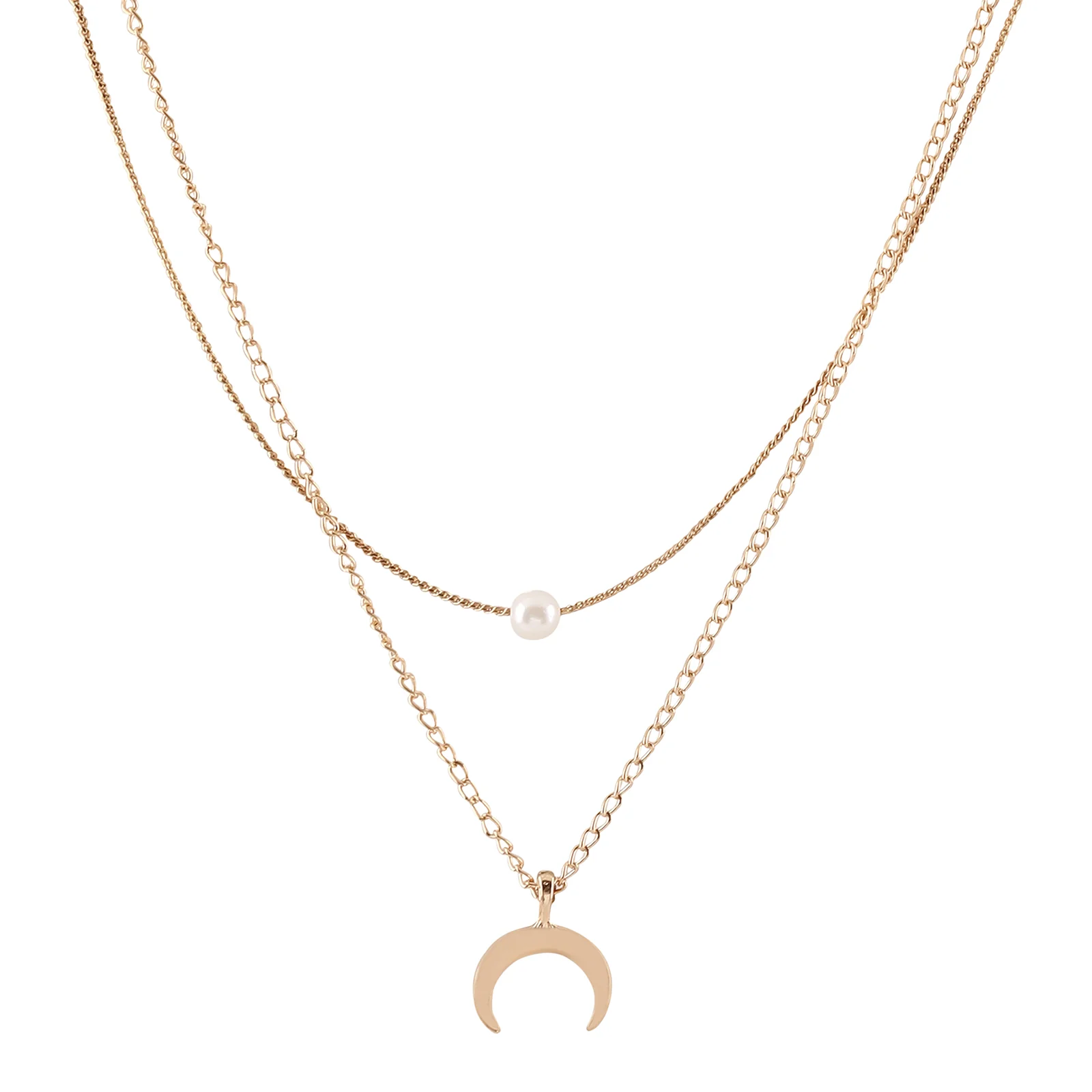 Lunaire Gold Layered Necklace - Image 4