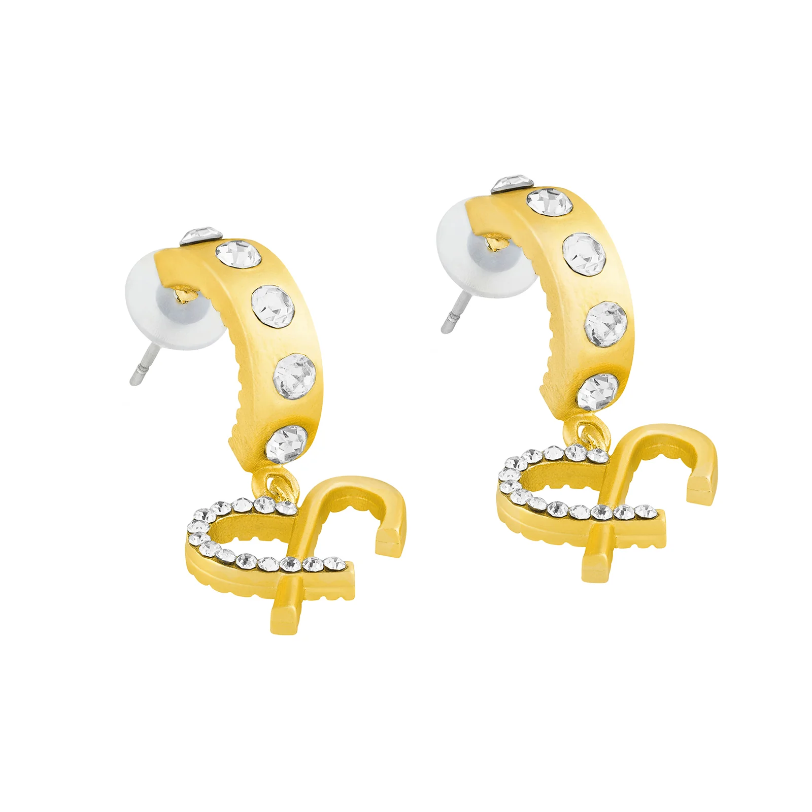 Lysia Monogram Gold Earring - Image 4