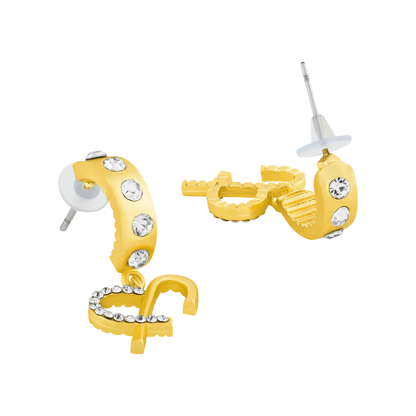 Lysia Monogram Gold Earring - Image 5