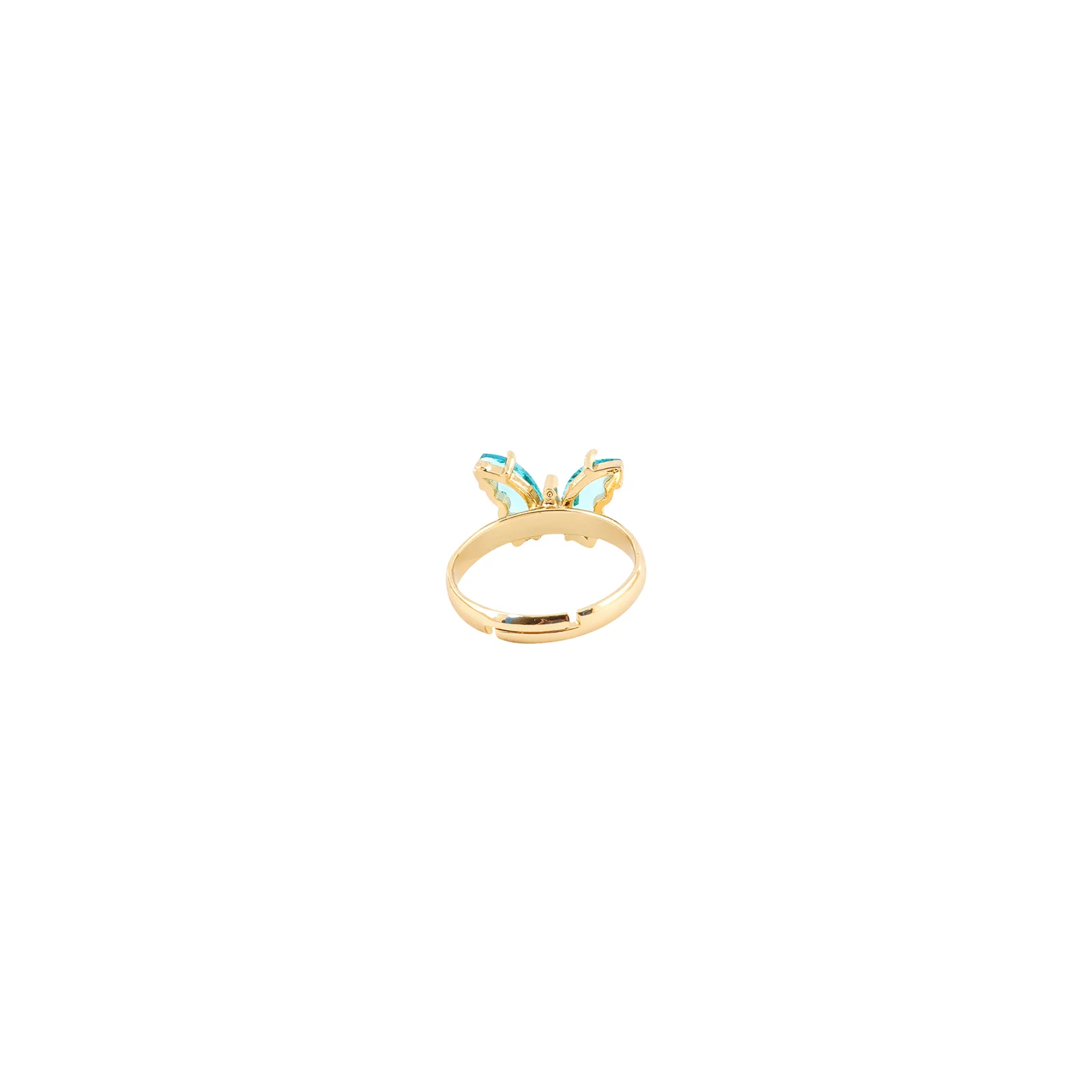 Mabel Butterfly Blue Stone Ring - Image 5