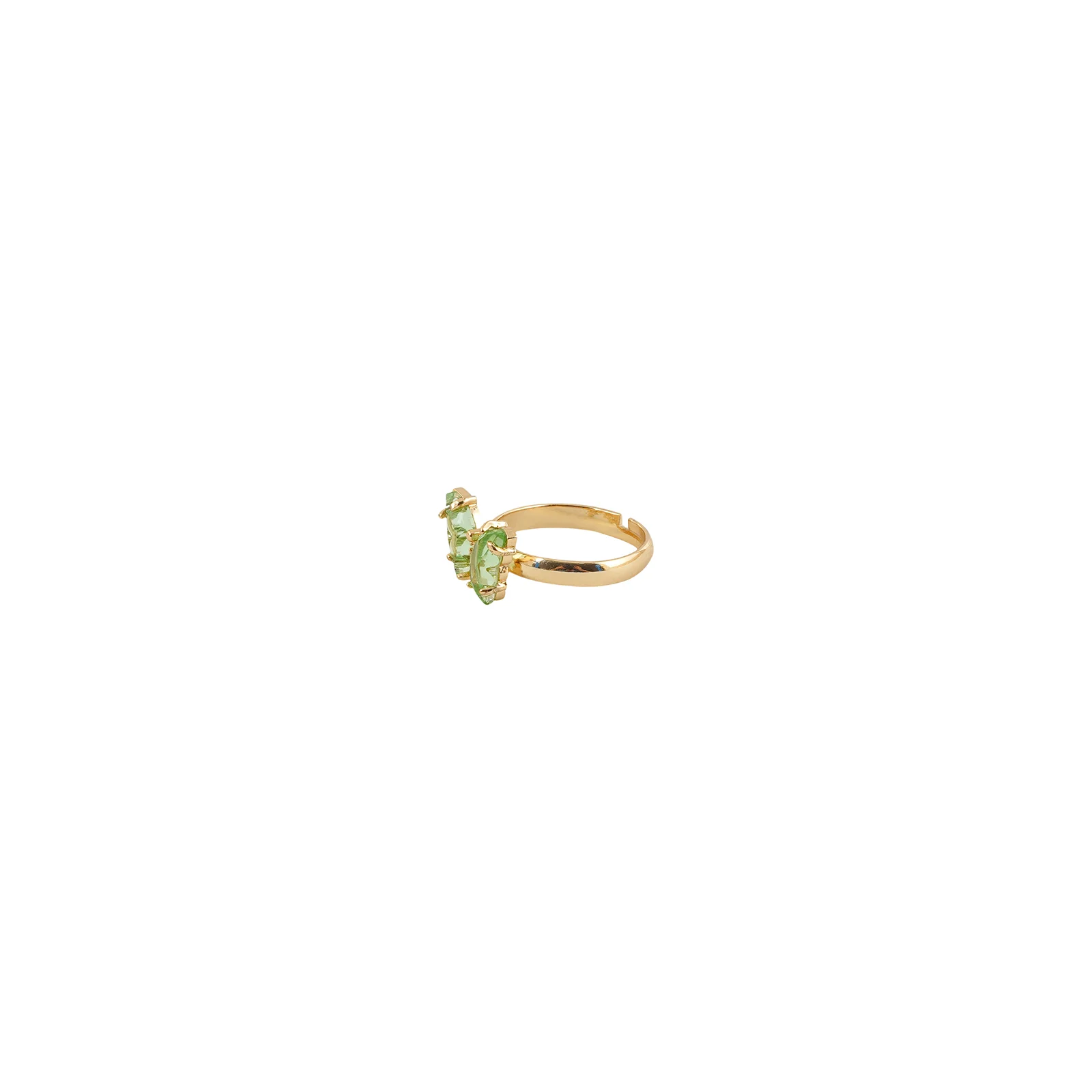 Mabel Butterfly Light Green Stone Ring - Image 4