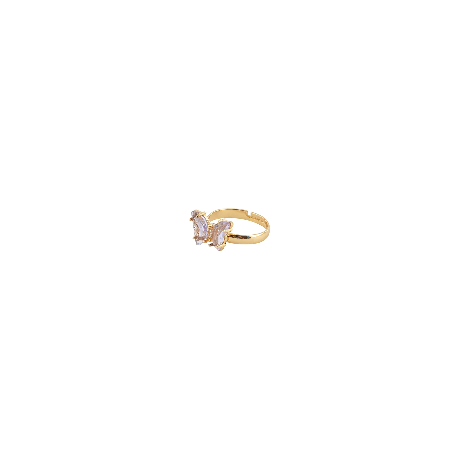 Mabel Butterfly Purple Stone Ring - Image 4