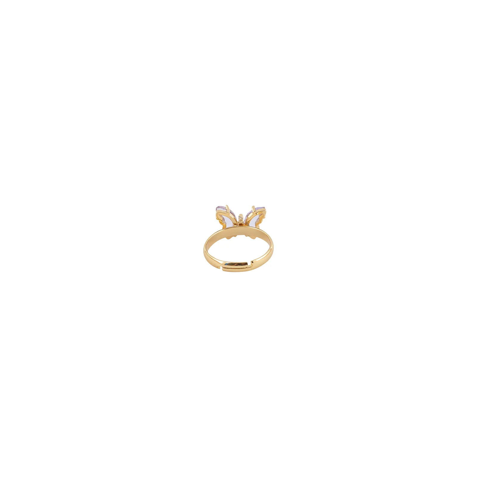 Mabel Butterfly Purple Stone Ring - Image 5