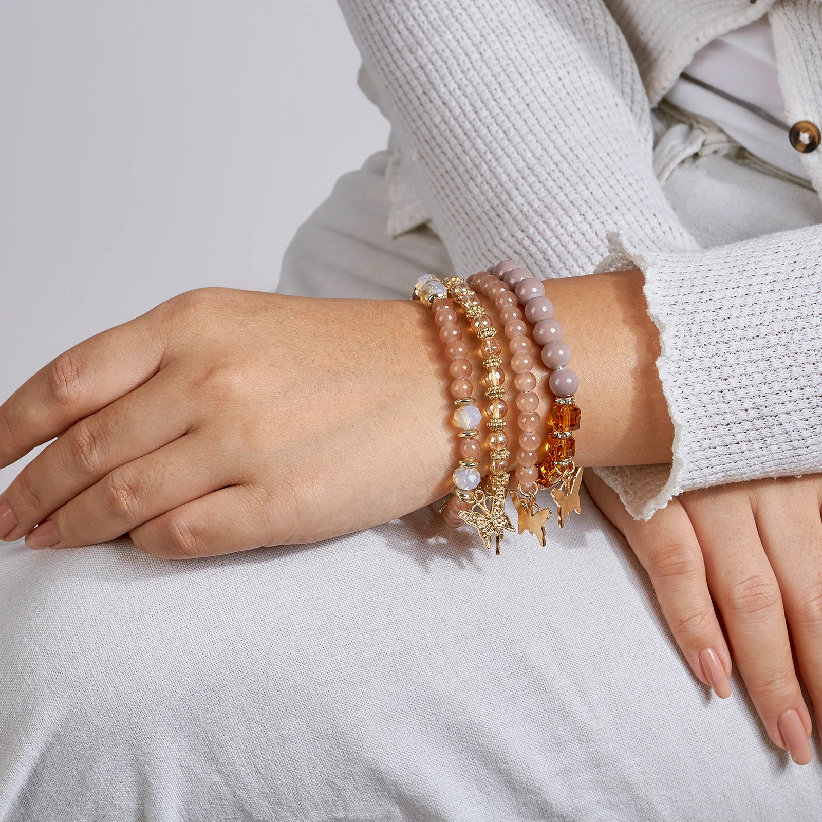 Mad Woman Honey Beaded Bracelet - Image 2