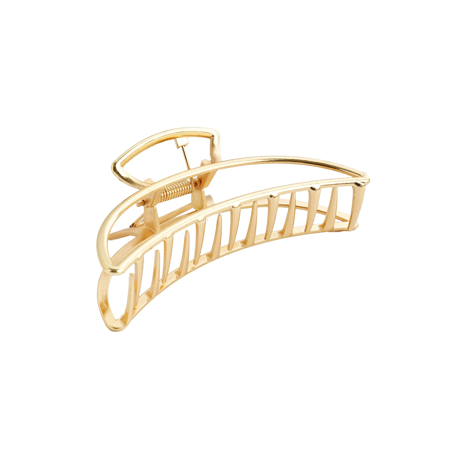 Magda Minimal Gold Hair Clip - Image 3