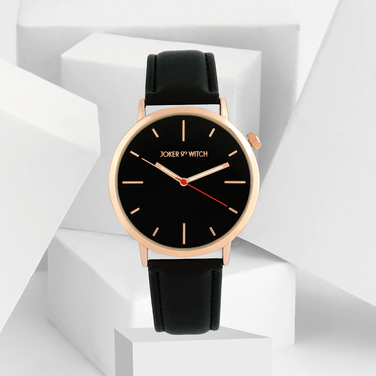 Manchester Black Large Dial PU Strap Men's Watch - Image 2