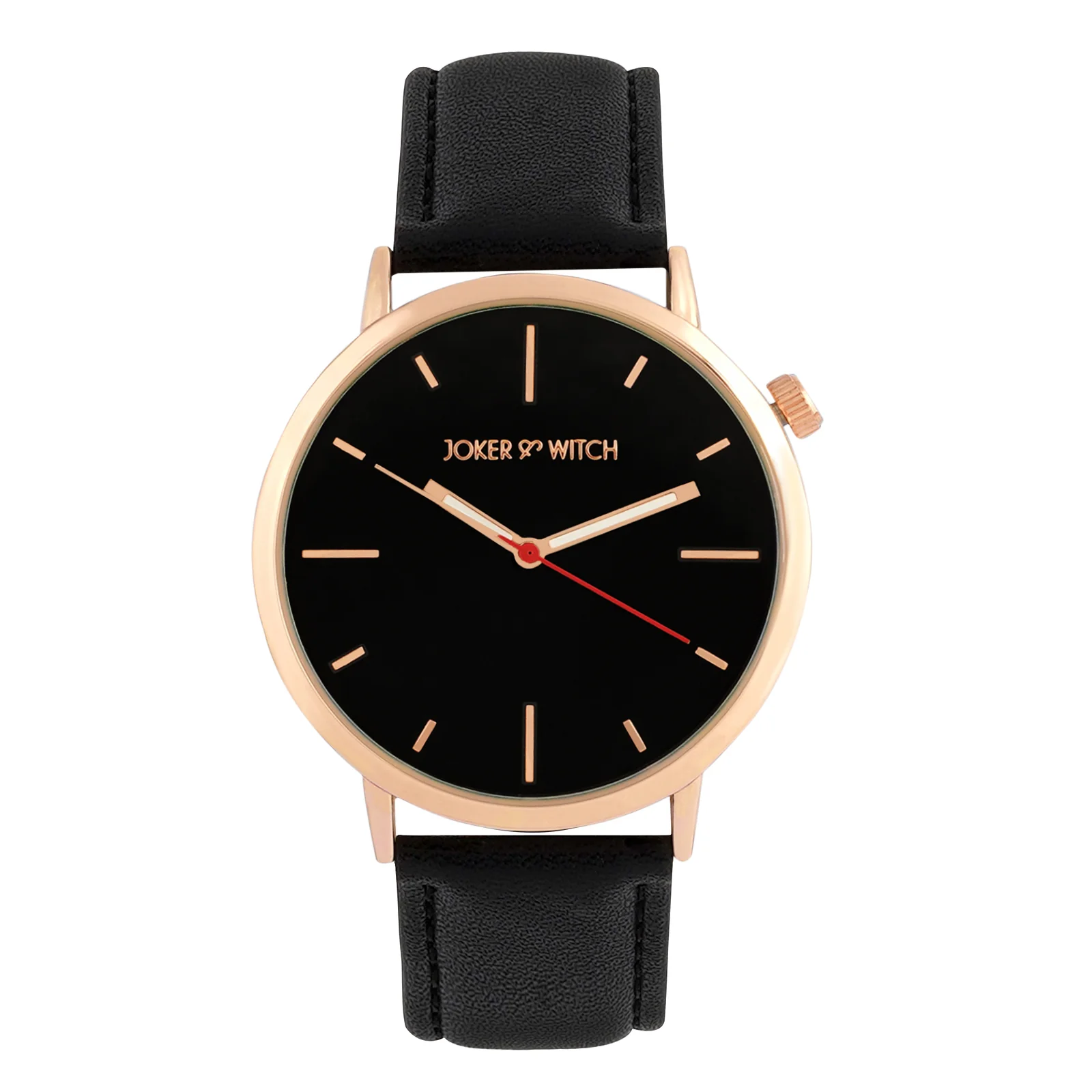 Manchester Black Large Dial PU Strap Men's Watch - Image 3