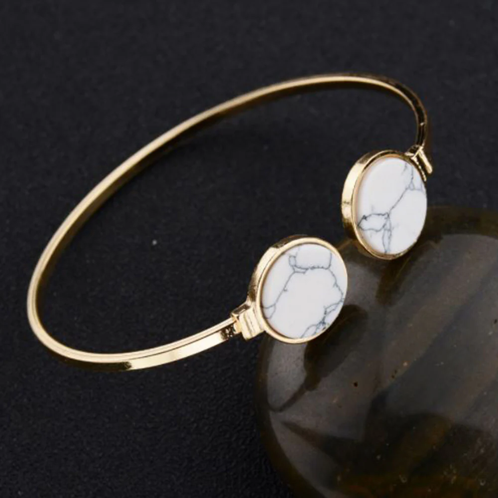 Marble White Dot Bracelet - Image 2