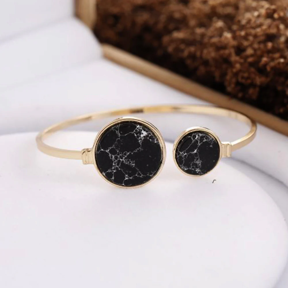 Marble Black Dot Bracelet - Image 3