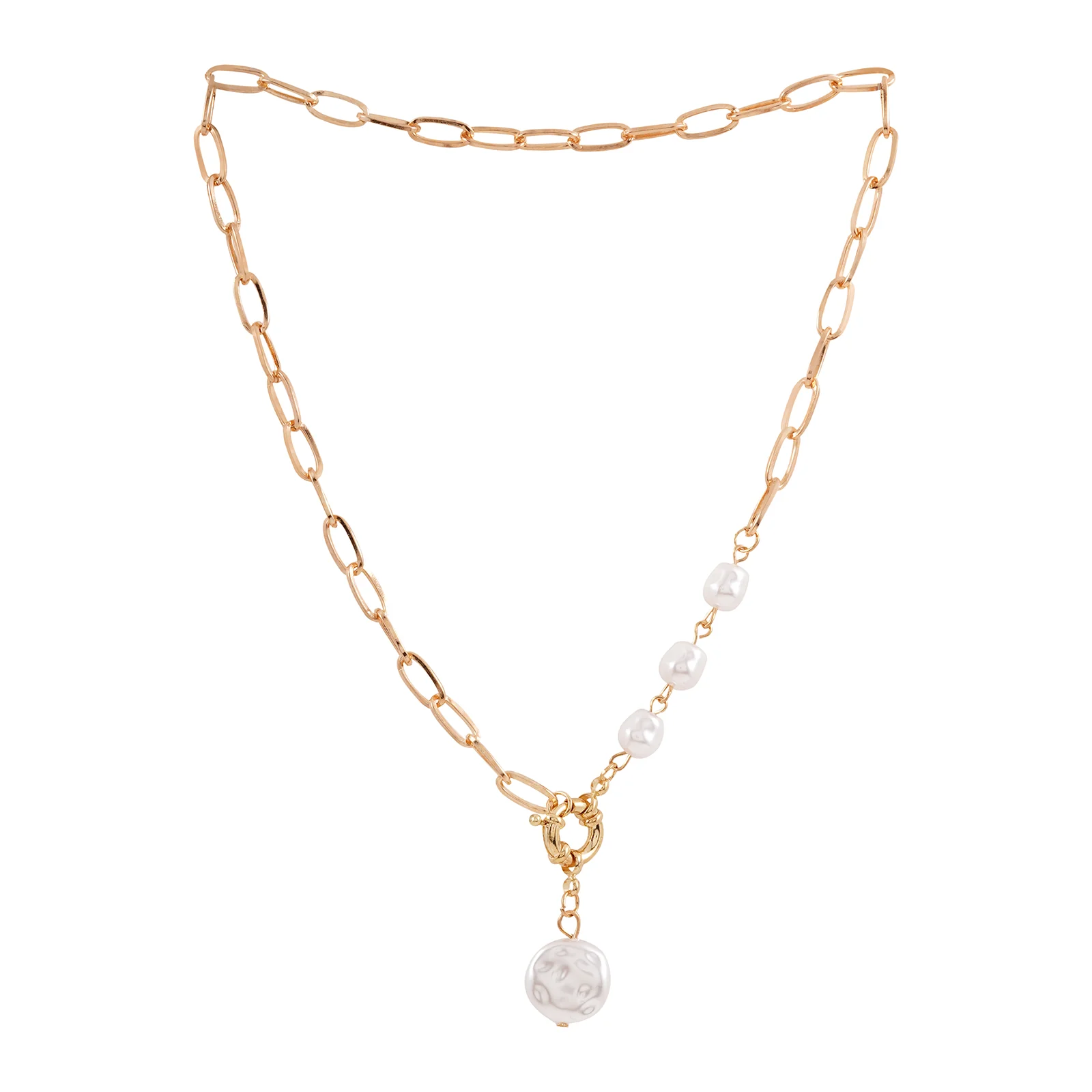 Marella Pearl Gold Necklace - Image 3