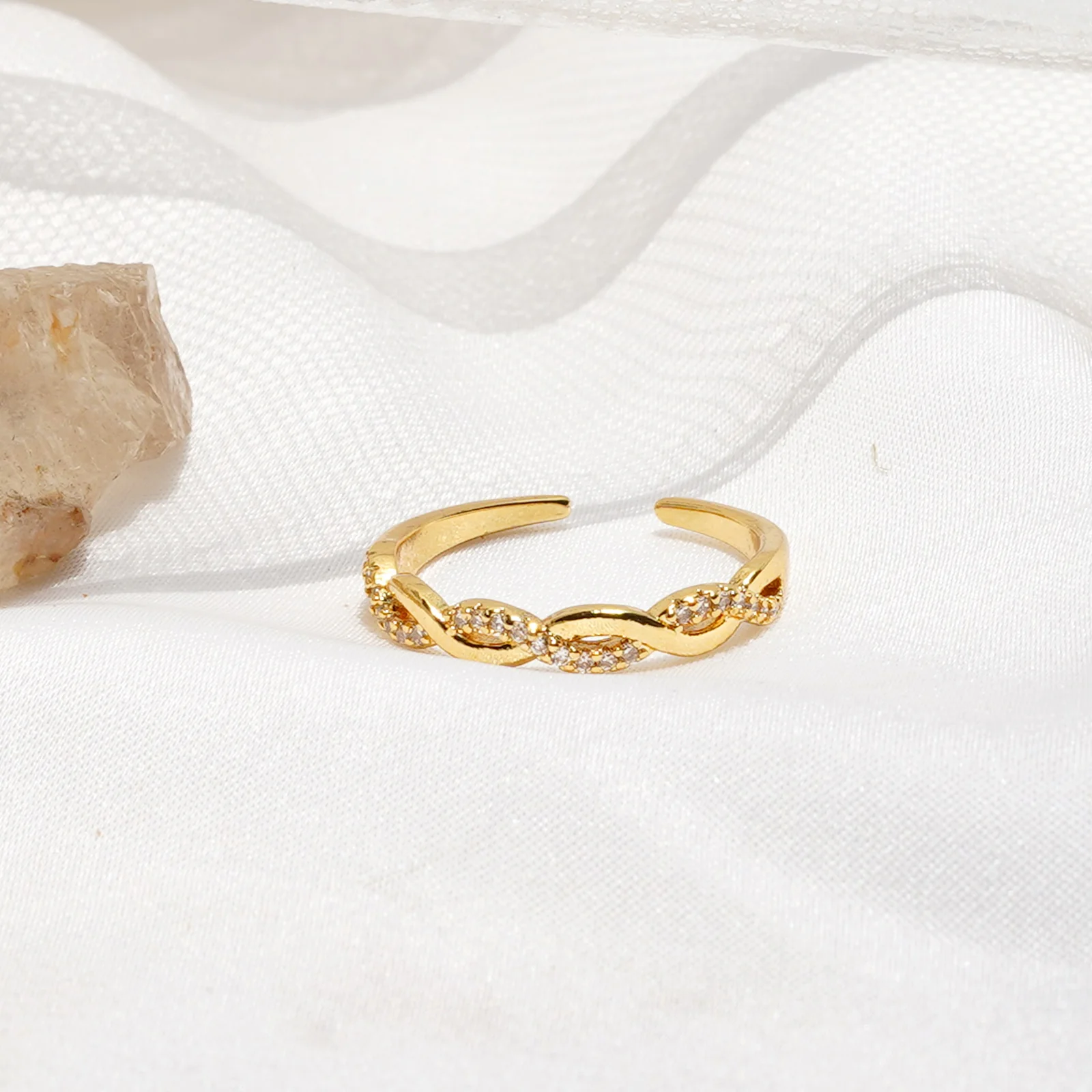 Margherita Gold Dainty Ring - Image 2