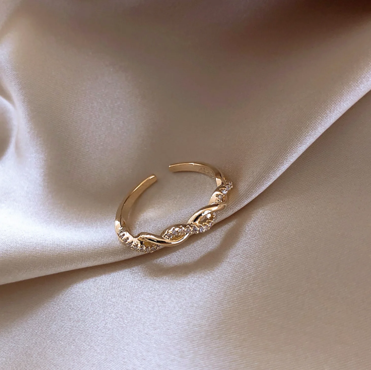 Margherita Gold Dainty Ring - Image 3