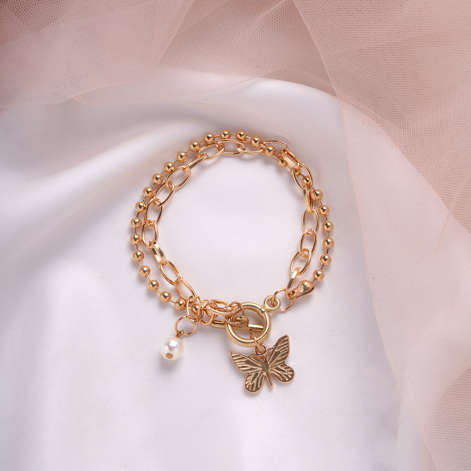 Bewitched Margo Butterfly Linked Bracelet - Image 2