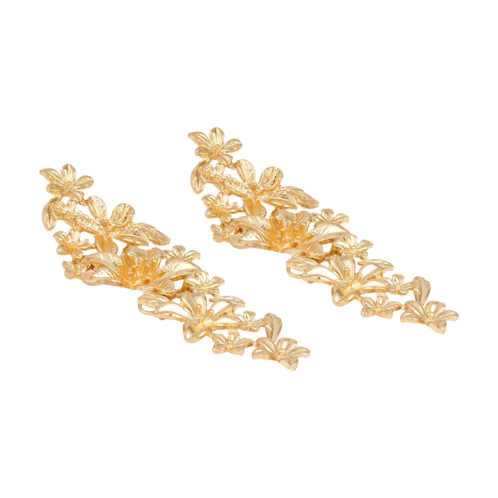 Marguerite Gold Earrings - Image 4