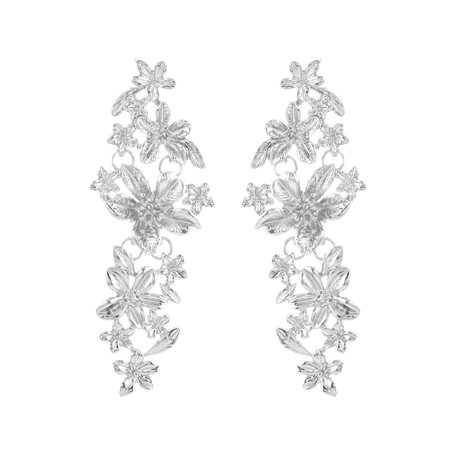 Marguerite Silver Earrings - Image 3