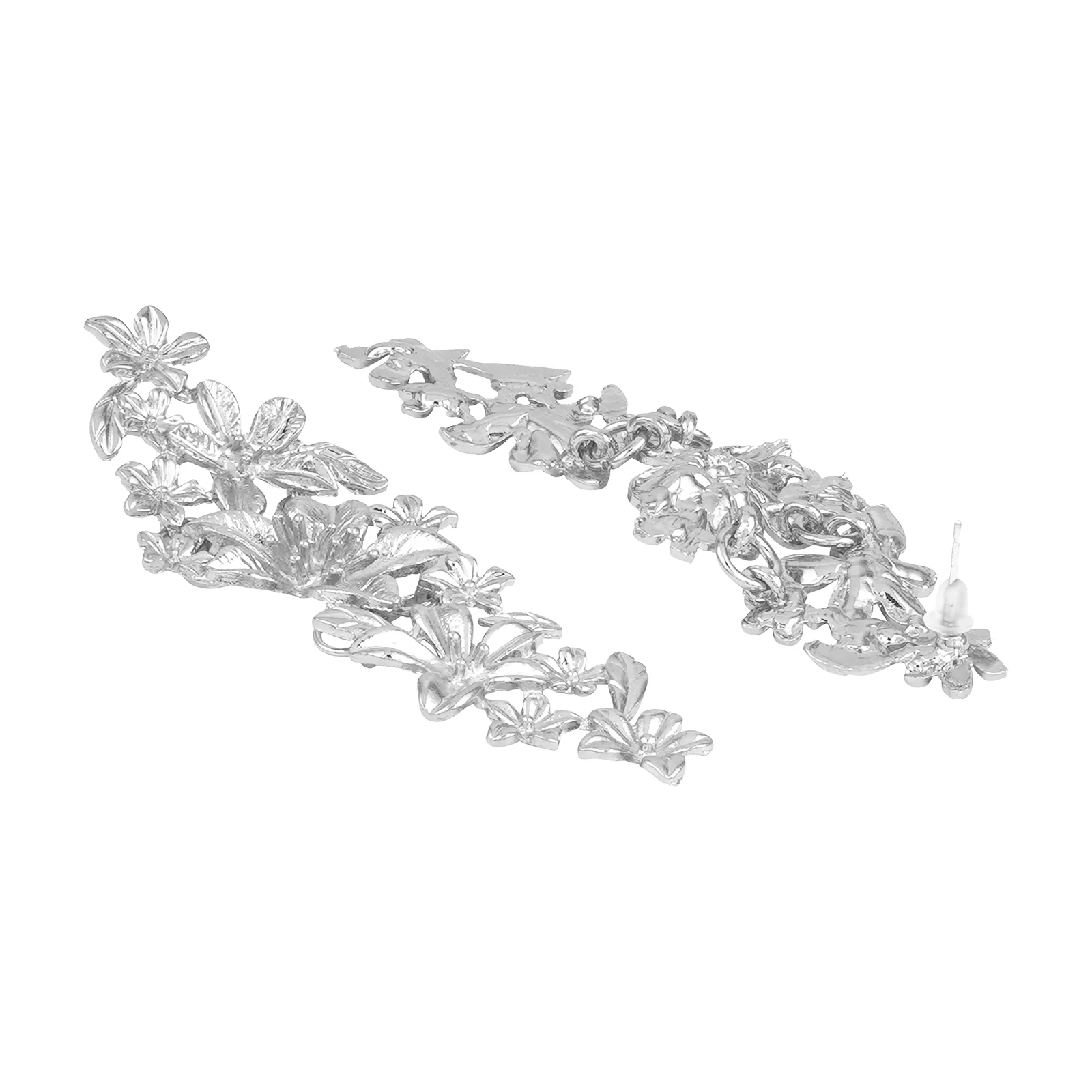 Marguerite Silver Earrings - Image 5