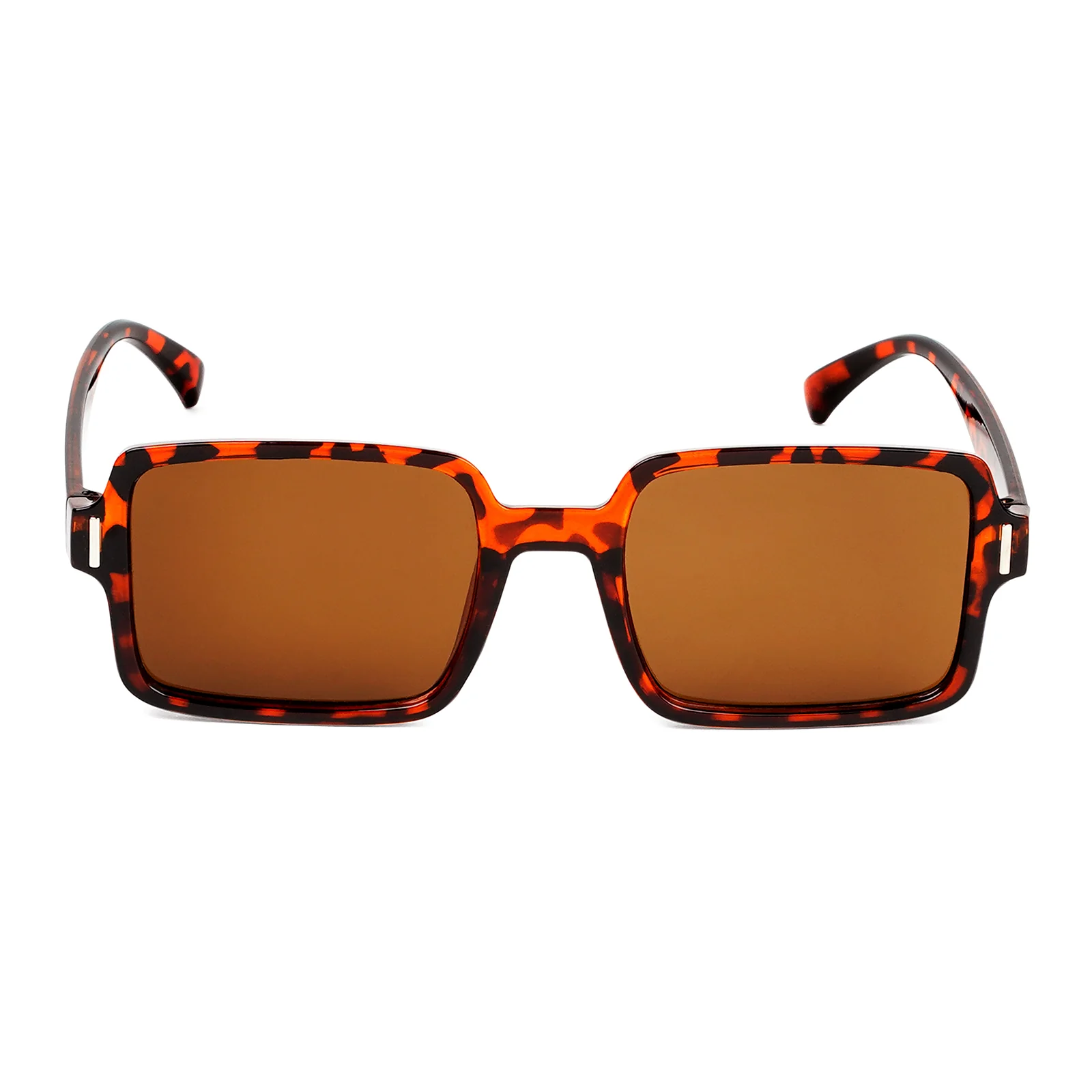 Mariana Brown Rectangular Sunglasses - Image 3