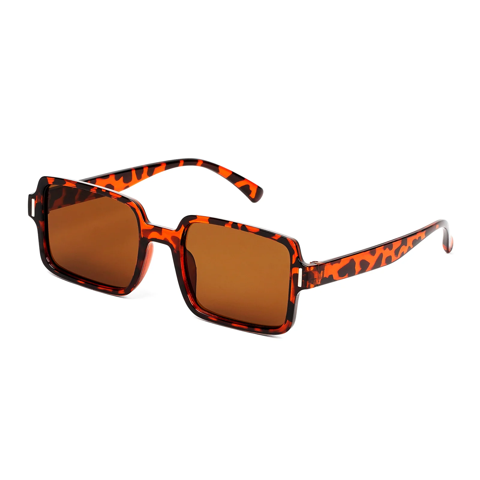 Mariana Brown Rectangular Sunglasses - Image 4