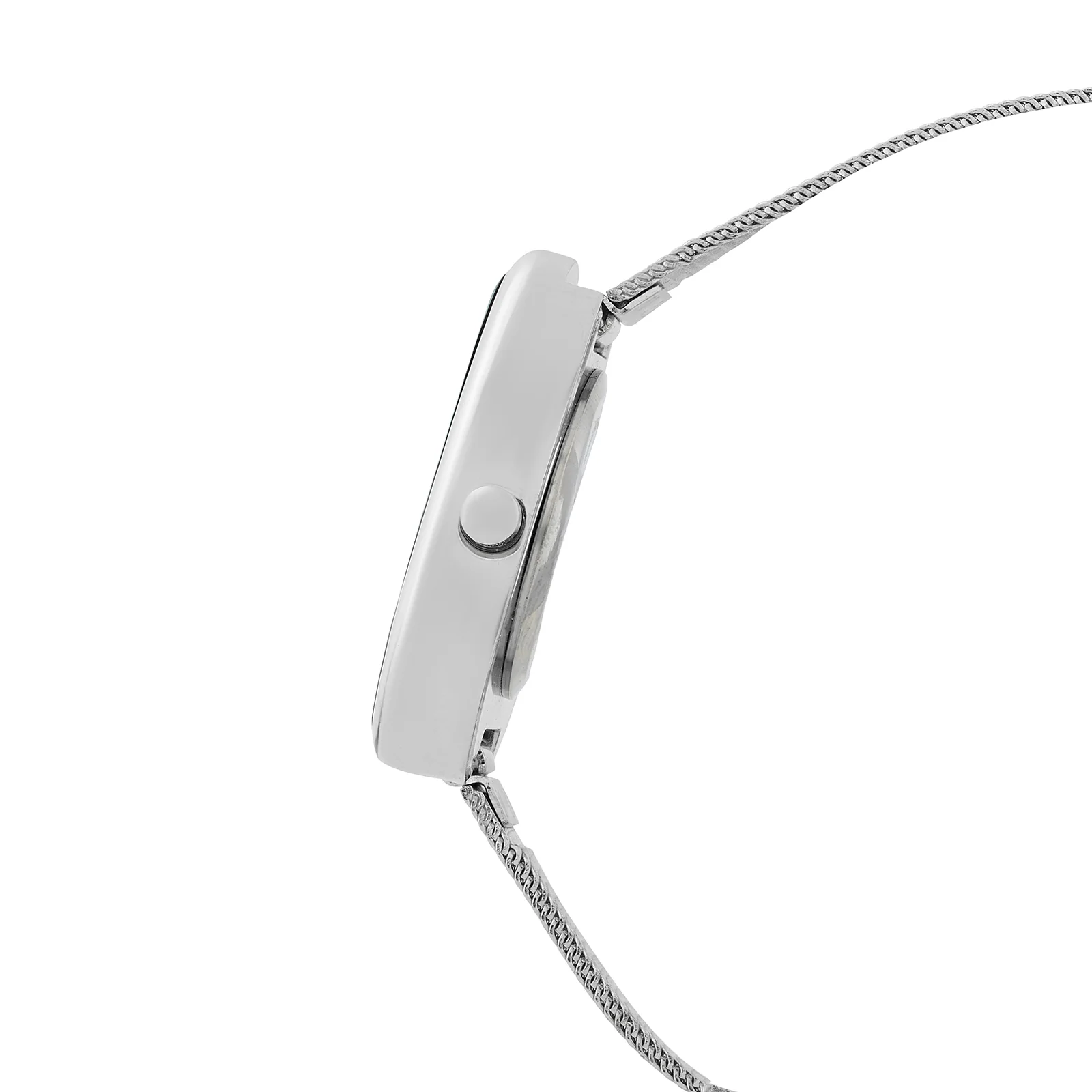 Maris White Small Oval Dial Silver Mesh Strap Women's Watch - Image 5