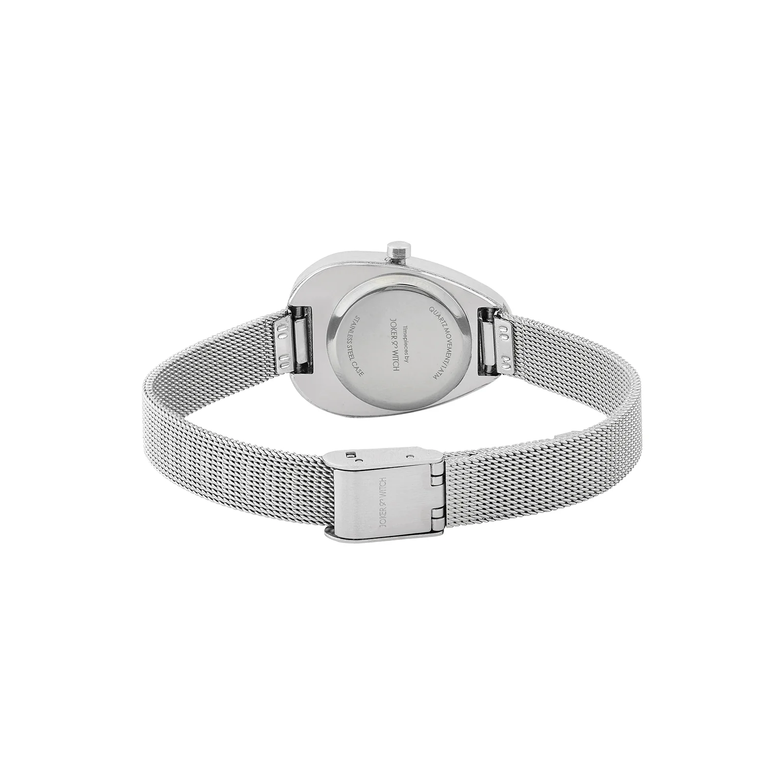 Maris White Small Oval Dial Silver Mesh Strap Women's Watch - Image 6