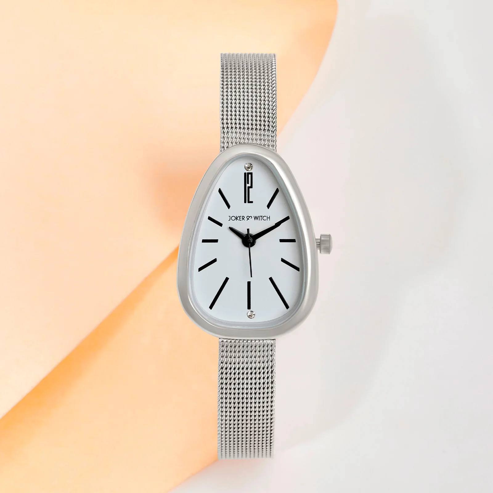 Maris Small Oval Dial Silver Mesh Strap Women's Watch - Image 3