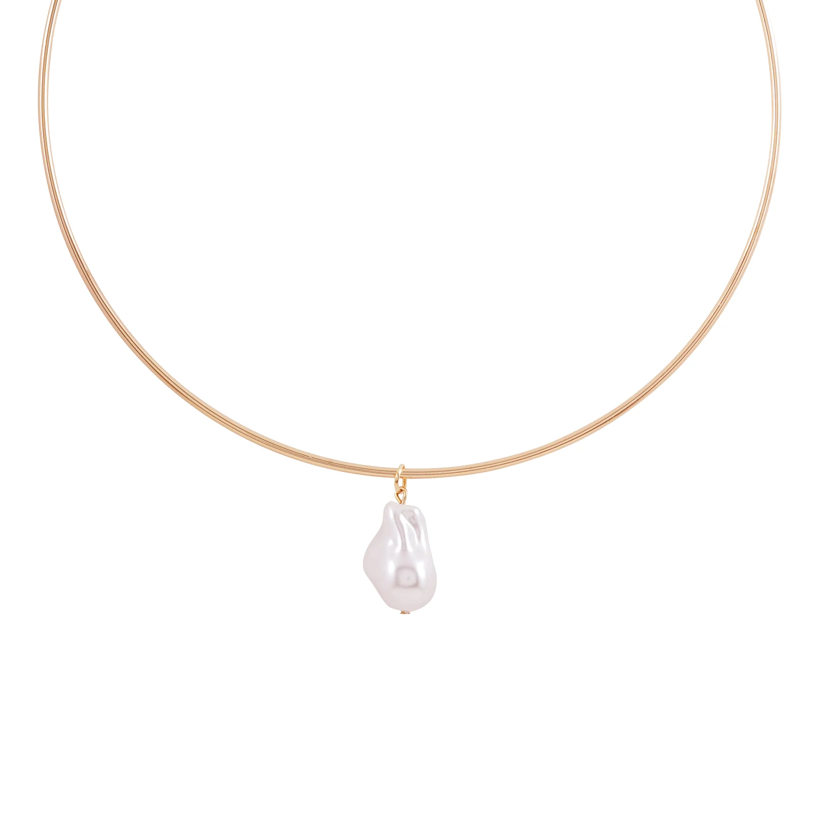 Maristela Pearl Gold Necklace - Image 4