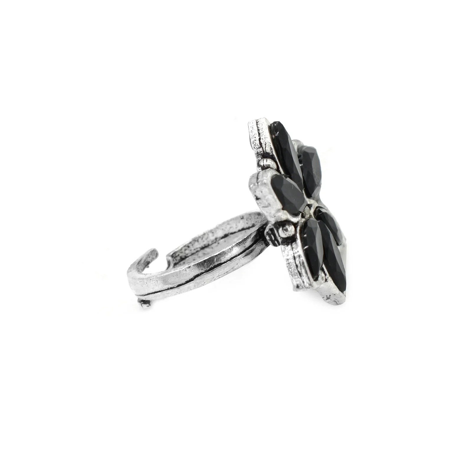 Maya  Black Silver Oxidized Jewelry Set - Image 8