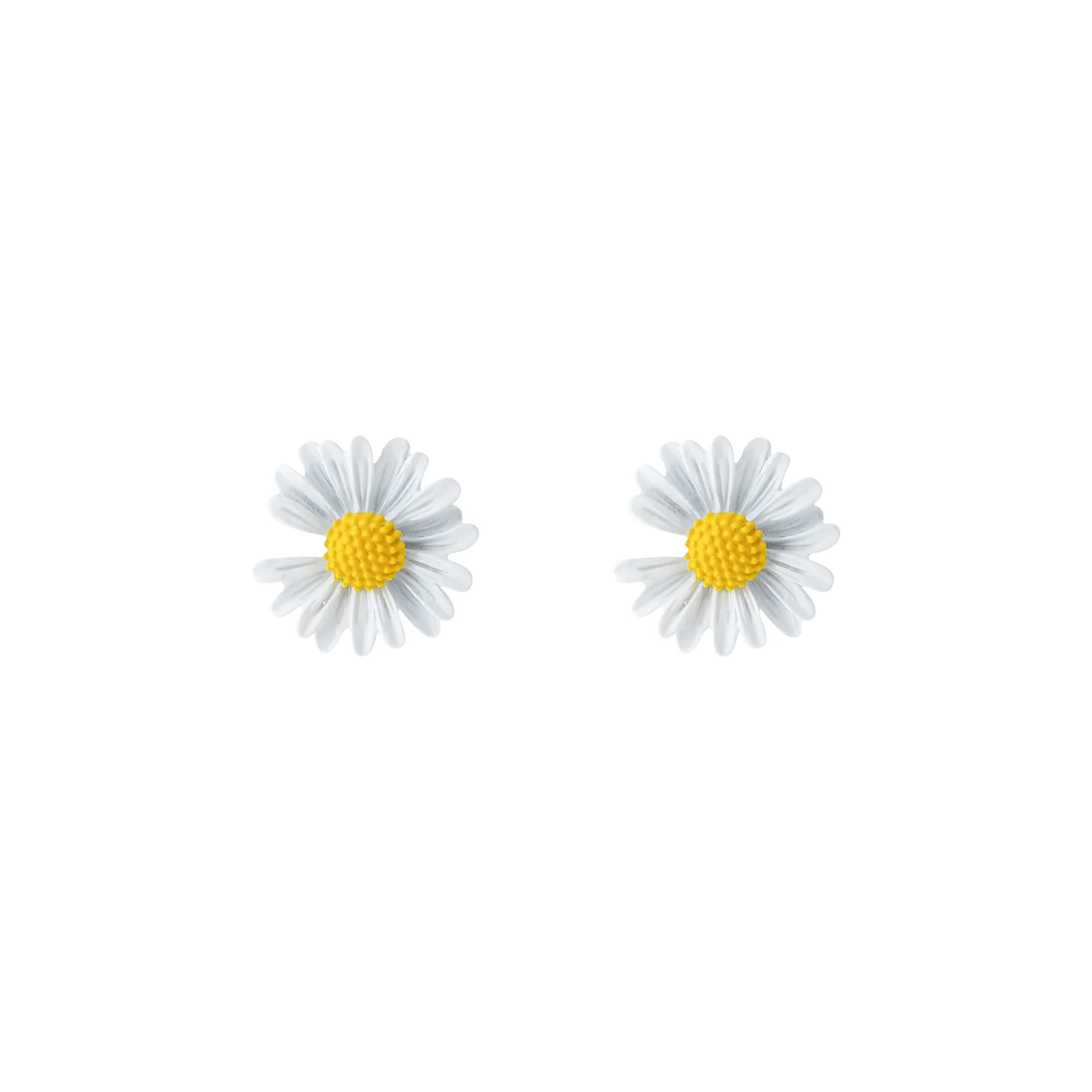 Merry Color Pop White Floral Earring - Image 3