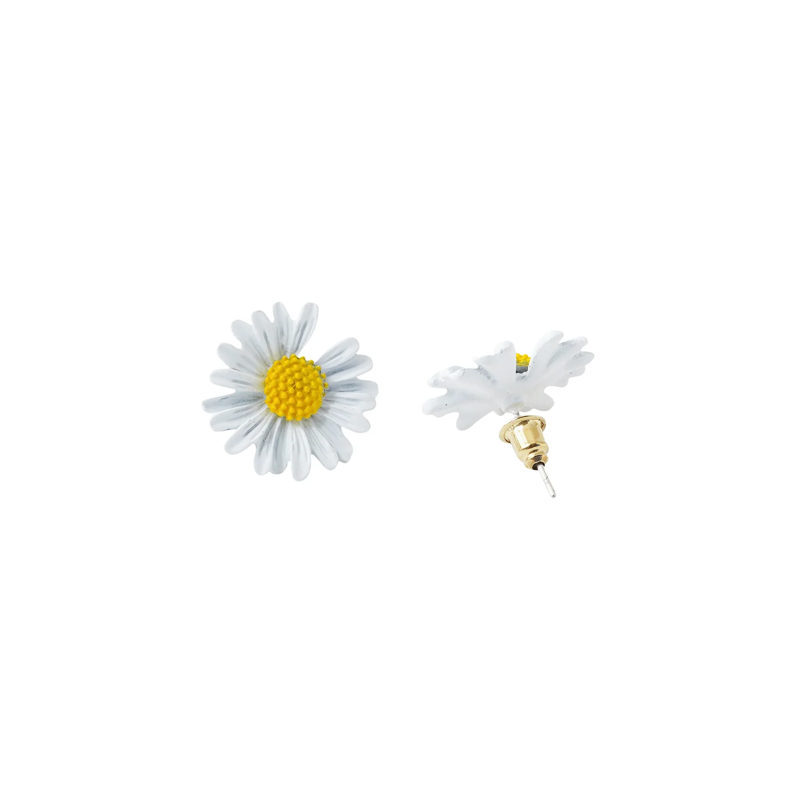 Merry Color Pop White Floral Earring - Image 4