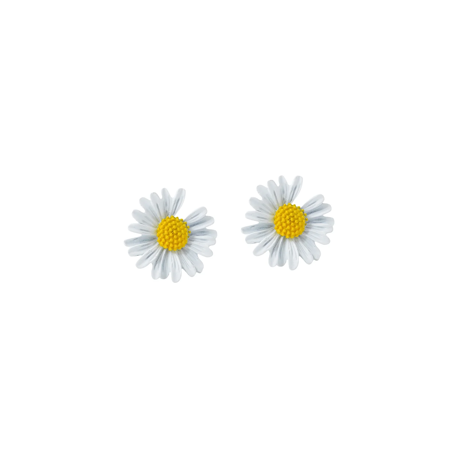 Merry Color Pop White Floral Earring - Image 5